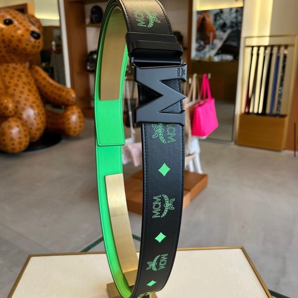 Clearance! Price firm! MCM unsex one size (cut to size) belt $365+tax